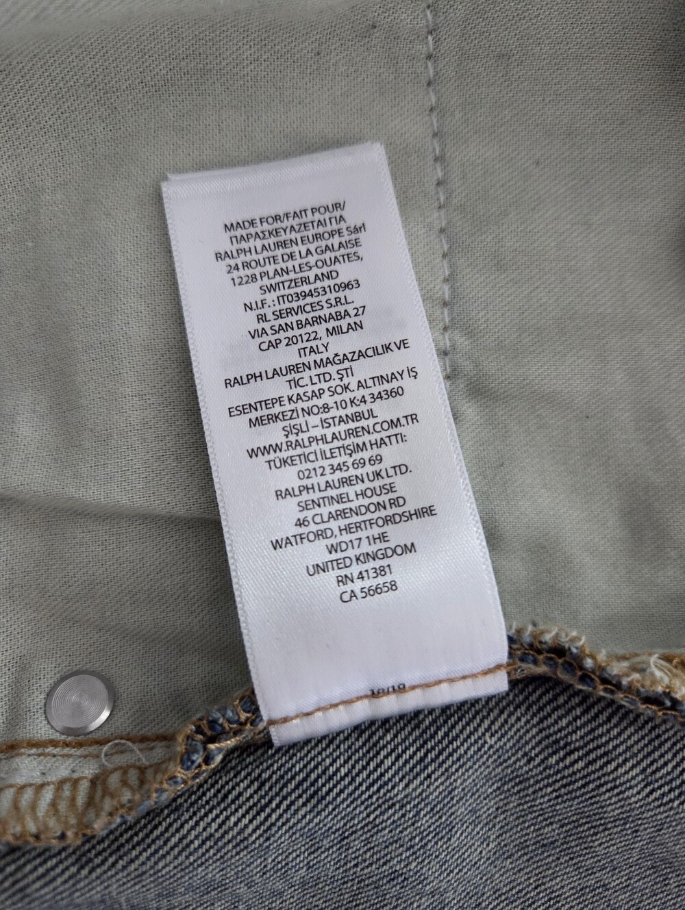 Lauren Ralph Lauren Dark Wash High Rise Flare Jeans Womens Size 10 - Picture 12 of 12